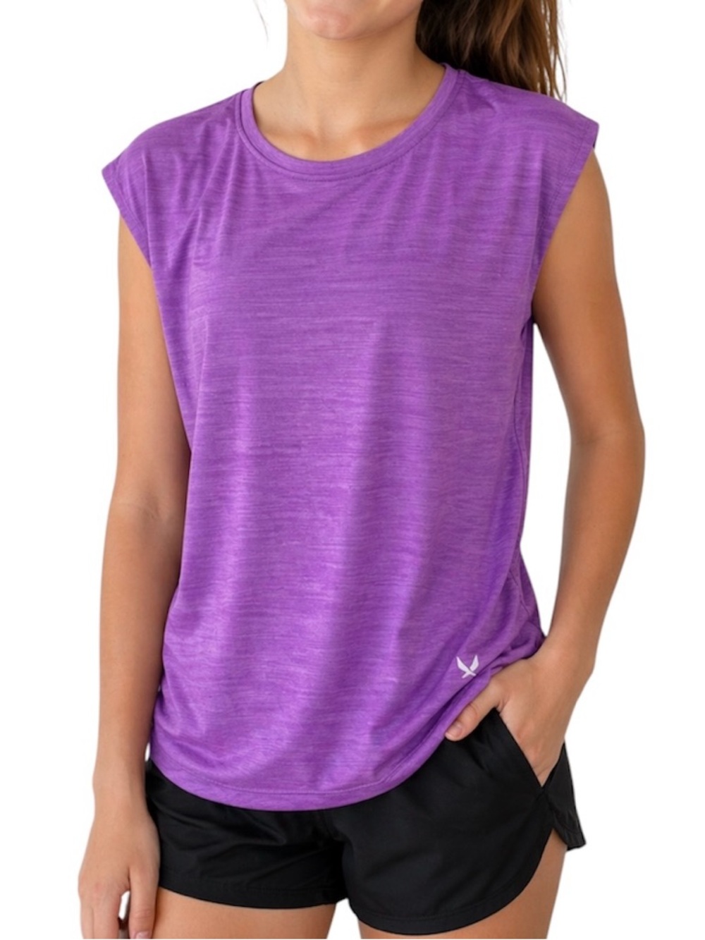 SOC Purple Sleeveless Shirt Extra Large